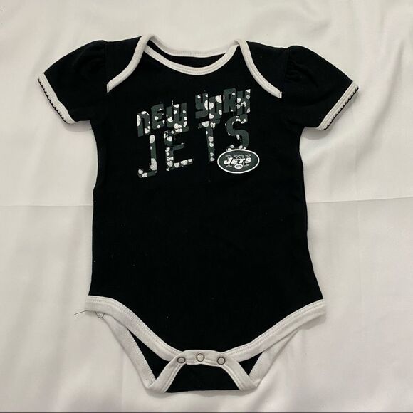 NFL NY Jets Girls’ Onesie Bodysuit - Picture 1 of 3